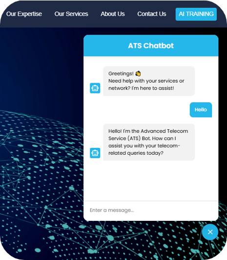 RAG Chatbot interface